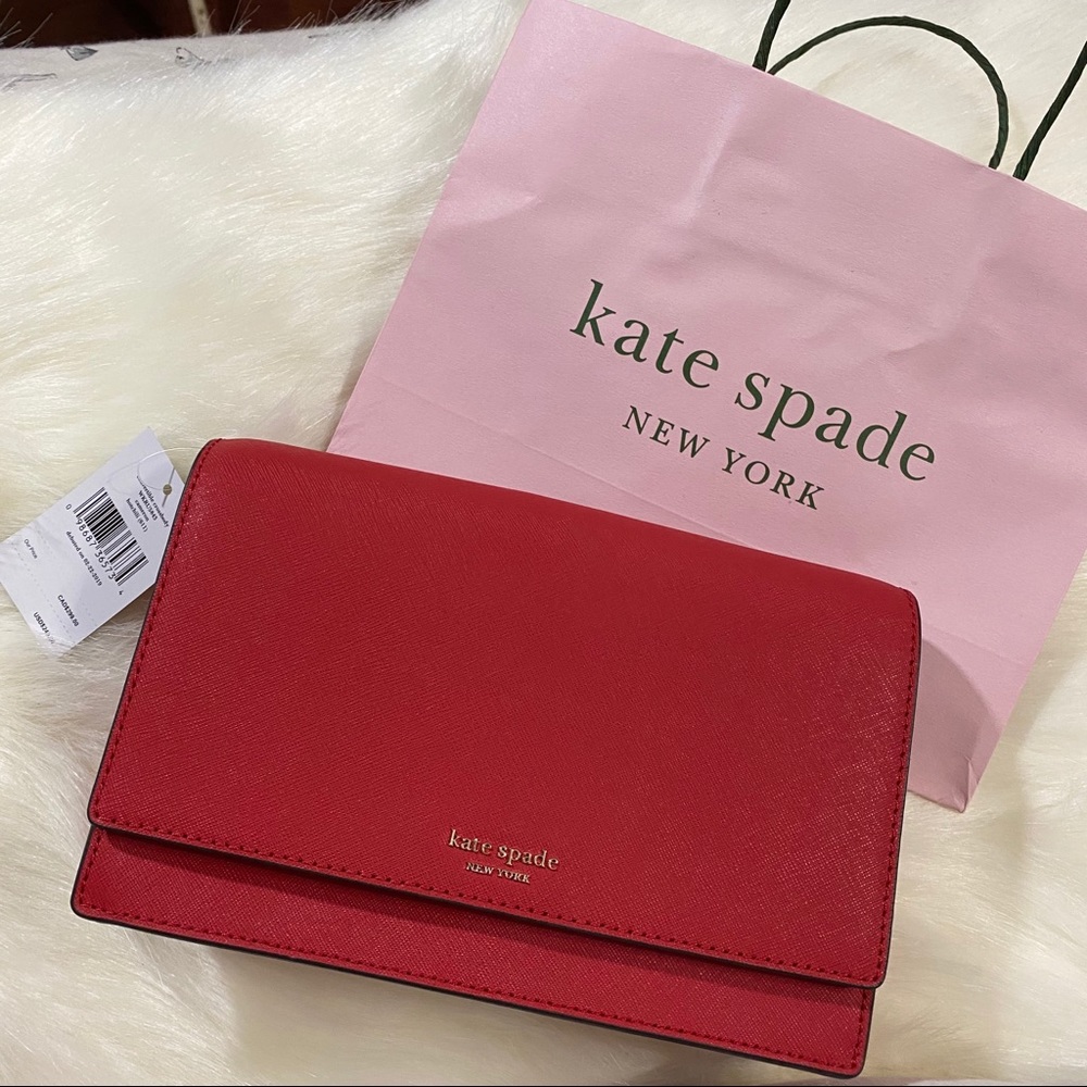 Kate Spade Red Convertible Crossbody